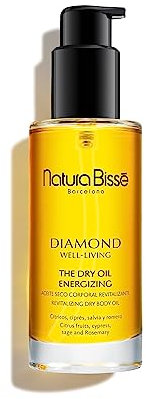 Natura Bissé Diamond Well-Living The Dry Oil – Energizing | Aceite Seco Corporal Revitalizante con Aceites Esenciales y Vitamina E | 200 ml