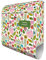 banjado® Design Briefkasten personalisiert mit Rosa Kelch Hell 38,5x46,5x13cm & 2 Schlüssel - Briefkasten Stahl weiß mit Zeitungsfach pulverbeschichtet - Postkasten A4 Einwurf inkl. Montagematerial