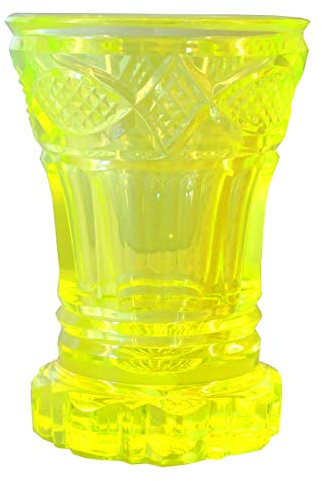 Ullmannglass Ranftbecher - Freundschaftsbecher aus Anngelbglas