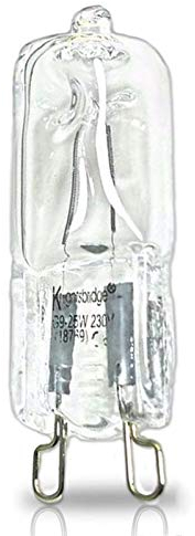Stronrive Lampe Spéciale Four Halogène G9, 40W Ampoule À 500°C 2600K Ampoule Halogène pour Lustres, Lampes D'armoire, Lampes Paysage, Appliques Murales