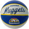 Wilson Mini-Basketball TEAM RETRO, DENVER NUGGETS, Outdoor, Gummi, Größe: MINI