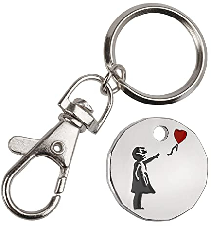 12 unités Happy Jeton de chariot de courses Locker (£1 Taille de pièce)