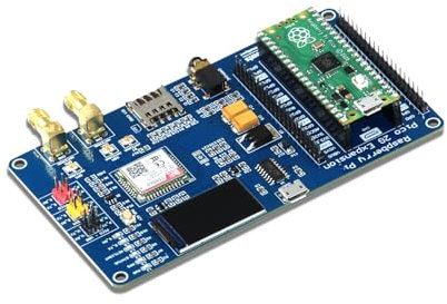 sb components Raspberry Pi Pico 2G Expansión QUAD-Band GSM/GPRS/GNSS Expansión para Raspberry Pi Pico, añade soporte celular y GPS al Pico