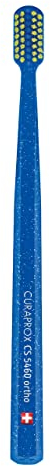 Curaprox CS 5460 Kieferorthopädische Zahnbürste – Zahnspangenpflege Für Erwachsene | Sanfte Plaque-entfernung | Blau-grün | Einzelpackung
