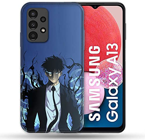 hülle für Samsung Galaxy a13 Manga Solo Leveling ung blau