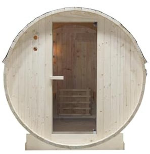 Vente-Unique - Sauna de Exterior 2 plazas - Ancho 185 x Prof. 120 x Alt. 190 cm - ISOKYRO