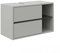 Vicco Waschbeckenunterschrank Viola, Grau, 100 x 60 cm