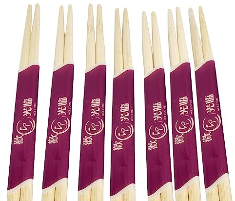 Kansai Convenience | 100 Pairs Premium Disposable Bamboo Chopsticks | Individually Wrapped