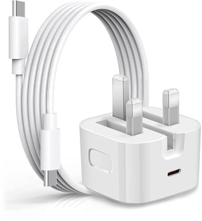 Fast charger for iphone 15, 20W fast charging plug with 2M USB C to C cable, suitable for iPhone 15/15 Plus/15 Pro/15 Pro Max/iPad Pro 12.9 , Samsung S22/S21 Note 20, Ultra, Pixel