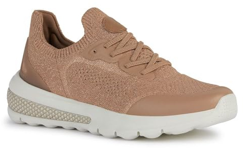 Geox Women's D Spherica Actif C Trainers, Dk Skin, 3 UK