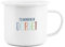 I'd Rather Be Enamel Mug - I'd Rather Be in Dorset Novelty Durable Hot Drinks Outdoor Cup for Travel Picnics Home Hiking