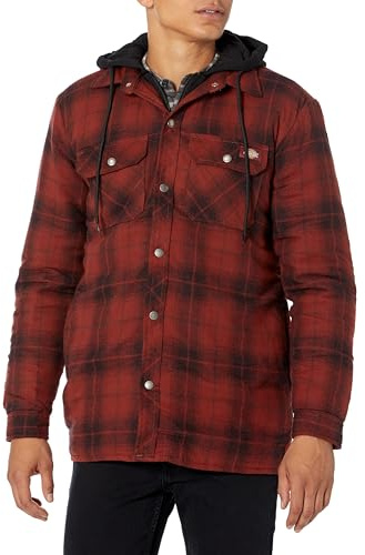 Dickies, Herren, Flanell-Kapuzenshirt-Jacke, legere Passform