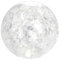 Boule de cristal transparent en verre craquelé pour aménagement paysager, bonsaï, accessoires de photographie, décoration de fortune de 5 cm, boule de glace de 5 cm
