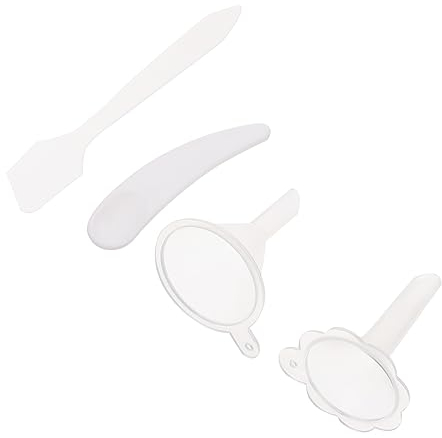 Verpackungswerkzeug Mini-trichter Schminkkasten Mini-spachtel Gesichtscremespender Spender Für Kosmetische Masken Kosmetische Spender Reisespender Bilden Reisen Spatel Pp