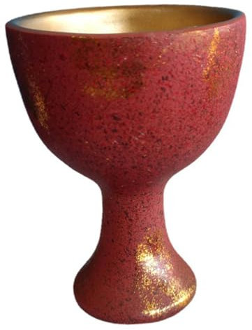 CONGARTENO Cáliz De Adoración Vintage Copa Sagrada De Resina Decoración De Altar Accesorio Para Sacrificios Religiosos