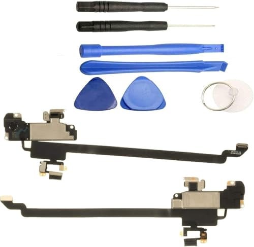 ReplaceParts Ear Speaker Flex Cable For iPhone XR (6.1) Earpiece Ribbon Cable Proximity Sensor Ambient Light Sensor Replacement With Tool Kit 821-01693-A