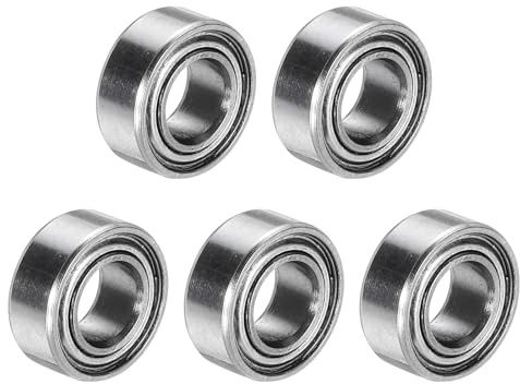 QUARKZMAN 5 Stück SMR105ZZ Edelstahl-Kugellager 5mm x 10mm x 4mm Doppelt Geschirmt (ABEC3)