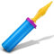 HYKJNBW Balloon Pump Handheld Two-Way Dual Action, Hand Blower Air Pumper for Balloons, Manual Baloon Inflators Machine