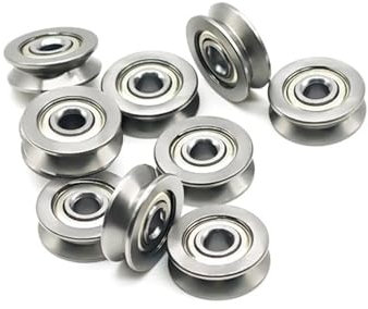V623ZZ 3x12x4mm V-Nut Kugellager Riemenscheibe 10 Stücke