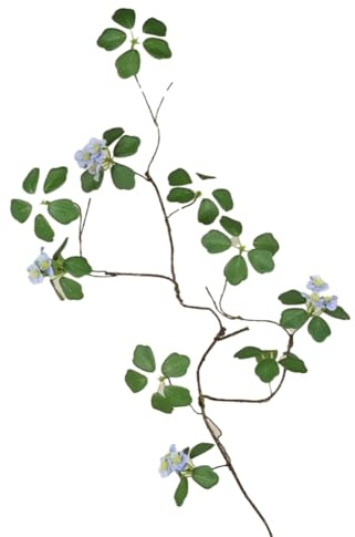 JNJOOD Imitation Guanyin Lotus Leaf Rattan Flower Arrangement and Landscaping with Meaning Long Withered Vine Ornaments C