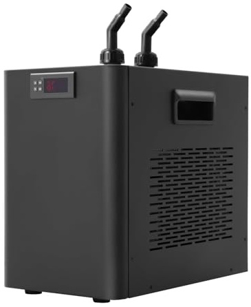 xywlmiegen Refroidisseur d'aquarium 47 gallons 1/10 HP, Silencieux, à Immersion Froide, for Aquariums d'eau Douce et Aquariums à Plantes Aquatiques.