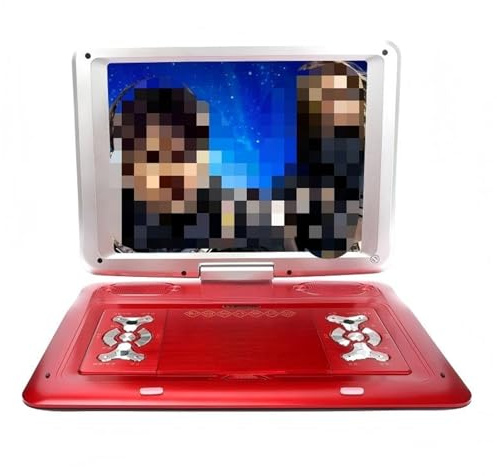 22 Inch Portable HD DVD CD EVD Player Machine MP5 Video Game Console TV Film Sound MP3 4 Transcription USB Drive for travel, outdoor, family