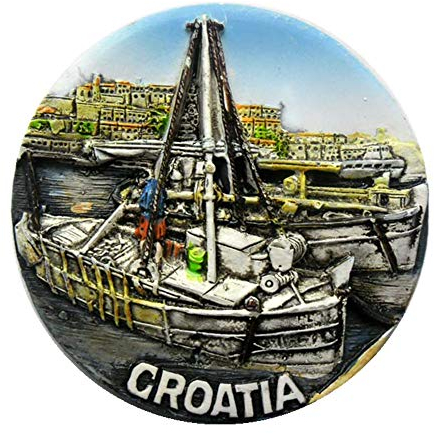 3D-Kühlschrankmagnet mit Kroatien-Souvenir, Dekoration für Zuhause und Küche, Kroatien