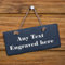 ukgiftstoreonline Personalised Engraved Slate Rectangle Plaque