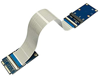Mini PCI-E/mSATA Flexible Extender Cable Wire/MiniCard Extender Bracket for WiFi/WWAN/WLAN Module
