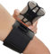 Sportarmband, Handgelenksmanschette vorne, Smartphone-Halterung mit verstellbarem Gurt, um 360 ° drehbar, Armband für Telefon 4 – 6,5 Zoll für Fahrrad, Joggen, Training, Sport – (schwarz)