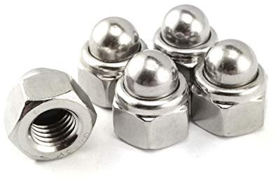 Sechskant-Hutmuttern Selbstsichernd Edelstahl A2 DIN 986 (M8) x20