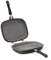 Aeternum Grill Doppia Petravera, 2 Piastre per Grigliare Componibili Utilizzabili Anche Singolarmente, Adatta all'Induzione, 32 x 24 cm