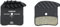 SHIMANO Unisex Adulto Bph03arf Cuscinetti a Disco H03A e molla, posteriore in lega Con alette di raffreddamento, resina, Nero, Coppia