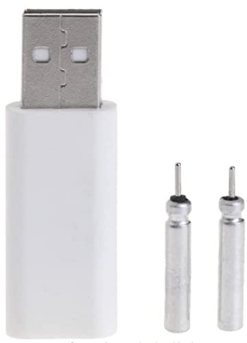 Batteria ricaricabile da pesca a galleggiante USB Caricatore USB galleggia elettroniche batterie pesca bobber galleggianti CR425 per bastone da pesca notturno.