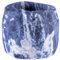 Nupuyai Natürlicher Blauer Sodalith Stein Teelichthalter Votivkerzenhalter Kerzenhalter Rohstein Form Kerzenständer Luftpflanzen Halter für Teelichthalter Altar, Meditation, Tisch, Party-Dekor
