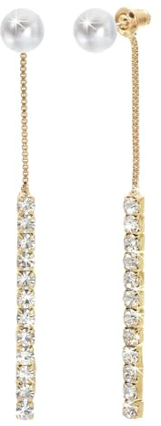 HUGE TOMATO Perle Dangle Ohrringe Dangle Diamant Ohrringe Dangle Ohrringe für Frauen