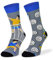 SKIETY Ungleiche Bunte Lustige Socken - Verrückte Ausgefallene Socken für Erwachsene - 70% Baumwolle - für Männer - Volleyball - 43-46