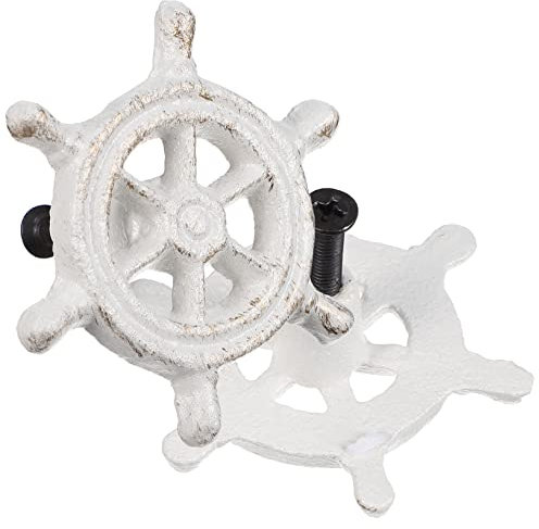 Cabilock Nautische Schubladengriffe 2 Stück Eisengriffe Knöpfe Küsten-schrankknöpfe Türgriffe Möbelgriffe Aus Gusseisen Einfach Zu Installieren