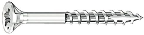 Rocket Vis tête fraisée Pozi VYNEX Acier zingué 6x80/50-Boite de 150-351400025158