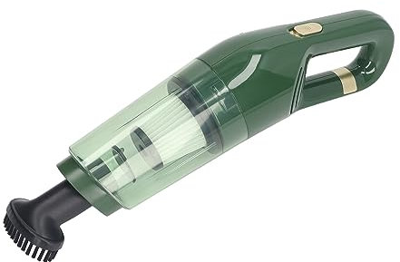 Spolverino per Aspirapolvere Senza Fili a Ricarica Rapida Grande Spolverino Elettrico a Basso Rumore per L'auto Dell'ufficio Familiare (verde