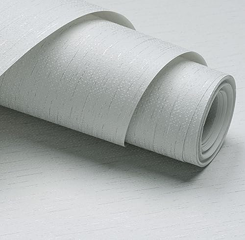 BPILOT Tapete Tapete Aus Vliesstoff Gestreift Für Tv-Hintergrund Wand Nicht Selbstklebend Verdickte Tapete Weiß Grau