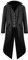 IMEKIS Herren Steampunk Gothic Frack Mittelalter Vintage Jacke Gehrock Viktorianisch Mantel Pirate Halloween Kost?m Smoking Uniform M?nner Karneval Cosplay Verkleidung Schwarz L