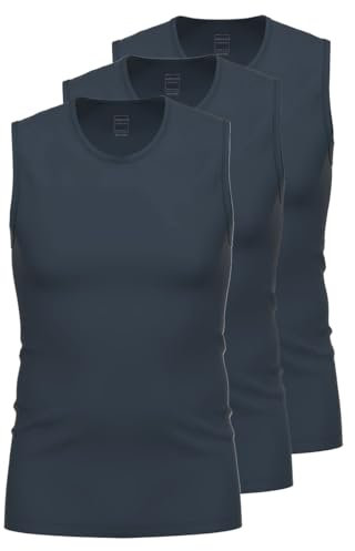Ammann - Close to You - Unterhemd/Tanktop - 3er Pack (5 Nightblue)