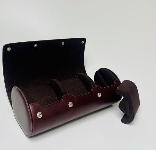 Echtleder Uhrenrolle 3 Uhren Watchroll Travelcase real leather 3 Slot …