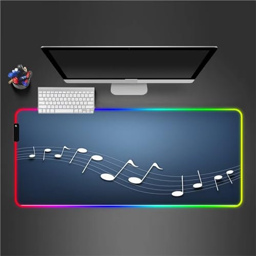 RGB Tapis de Souris Gaming Grand Tapis de Souris XXL 900x400x4mm 14 Modes d'éclairage LED Lumineuse Tapis de Souris Mouse Pad Rétroéclairage pour Gamer Clavier PC, Remarques