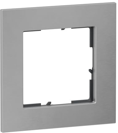Legrand, SEANO Natura 1-fach Rahmen aus Echtmaterial, nachhaltige Produktion und Verpackung, Designausführung: Aluminium eloxiert, 766121