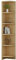 FCYNNV Estantería Estantería de Madera Maciza, estantería Infantil con Puerta de Cristal, Armario de Almacenamiento de Madera de Pino para Sala de Estar