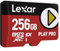 Lexar Play Pro Carte MicroSDXC Express 256Go, Jusqu’à 900MB/s Lecture, 600MB/s Écriture, optimisé pour Le Gaming, A2, 4K, Haute Vitesse pour Consoles Portables, Switch, appareils de Jeu Portables
