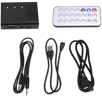 Comphic Portable CD Player Decoder for Car, Auxiliary AUX CD Decoder Conversion Adapter, for Car Which Don'T Support WAV Audio