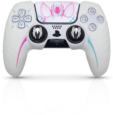 UmostXP Hülle Kompatibel mit PS5 Controller, Weiches und Komfortables Silikon für Besseren Halt, Zubehör für Play 5 Controller, Zubehör Kompatibel mit Originalem Play 5 Controller (Geekshare Gwn)
